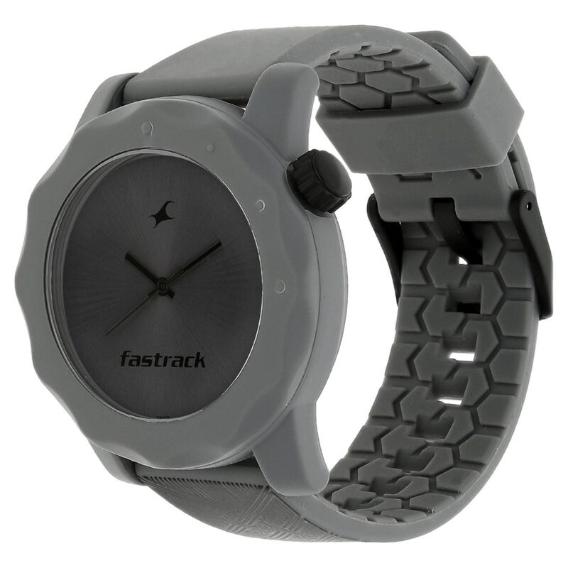 Quartz 38022pp07 Buy Online Fastrack Quartz Analog Grey Dial