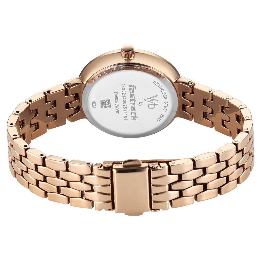 Buy Online Vyb Starlet By Fastrack Quartz Analog Silver Dial