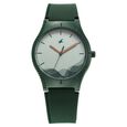 Fastrack Tees Wanderlust Quartz Analog Beige Dial Silicone Strap Watch for Girls