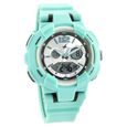 Fastrack Street Line Quartz Digital Analog Digital Silver Dial Green PU Strap Watch For Girls - image number 1