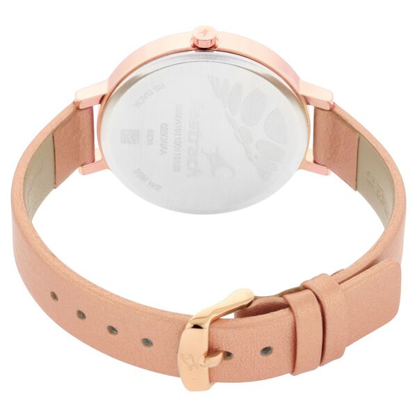 Fastrack Paint Me Quartz Analog Black Dial Leather Strap Watch for Girls - image number 4