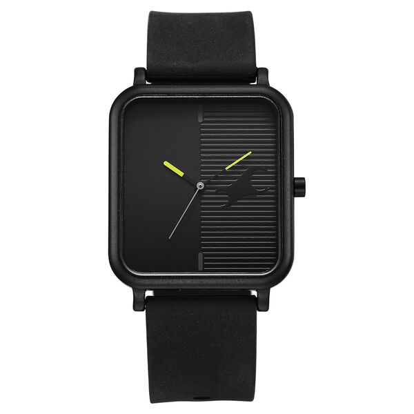 Fastrack Hype Neo Chic Quartz Analog Black Dial Silicone Strap Watch For Unisex - image number 0