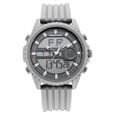 Fastrack Streetwear Quartz Analog Digital Grey Dial PU Strap Watch for Guys - image number 1