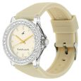 Fastrack Quartz Analog Beige Dial Plastic Strap Watch for Girls - image number 1
