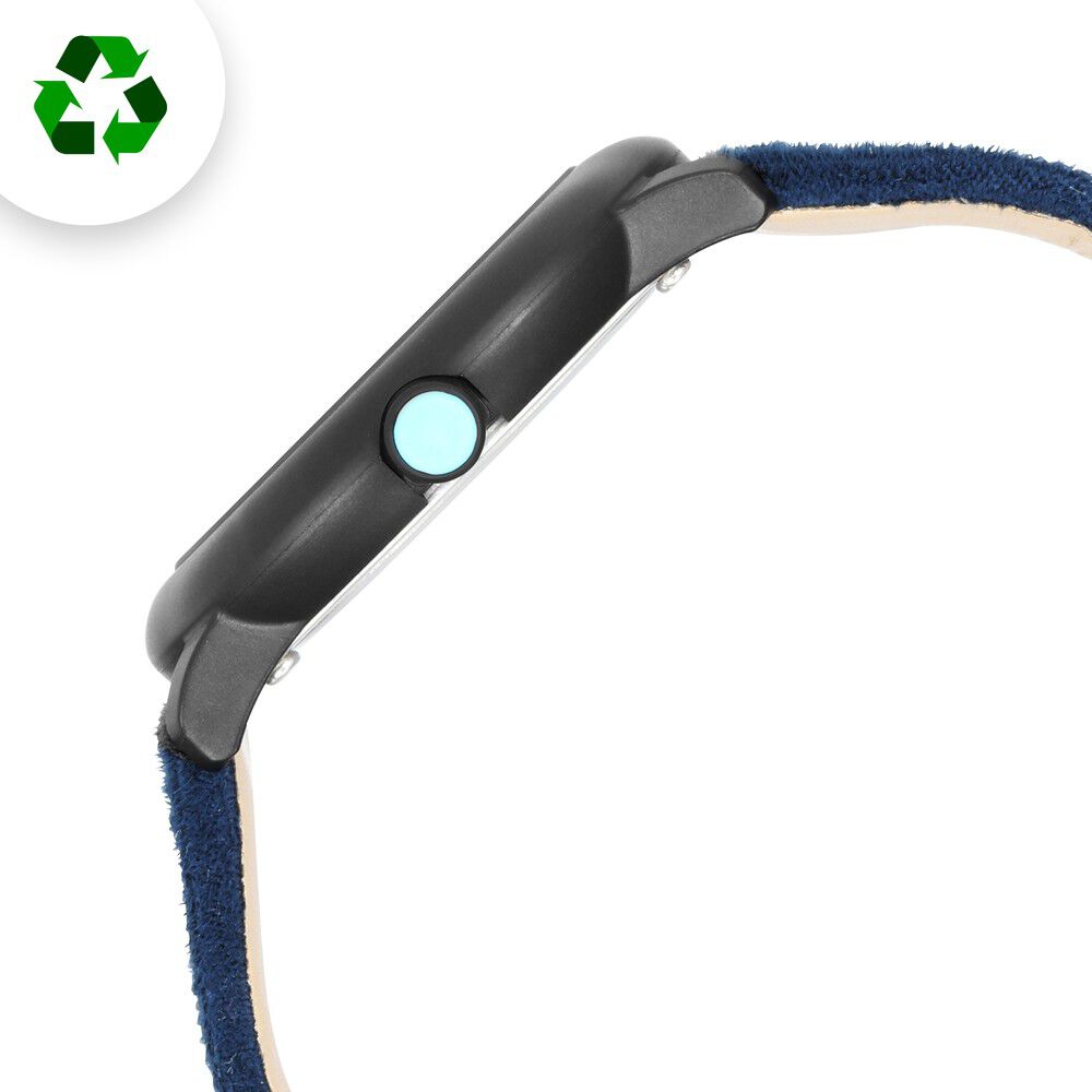 Fastrack Revibe Quartz Analog Blue Dial Fabric Strap Watch for Guys