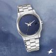 Fastrack Stunners Quartz Analog Blue Dial Metal Strap Watch for Guys - image number 0