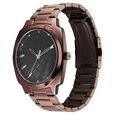 Fastrack Groove Quartz Analog Black Dial Guys Stainless Steel Watch - image number 2