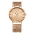 Fastrack Vyb Flare Quartz Analog Rose Gold Dial Metal Strap Watch for Girls - image number 0