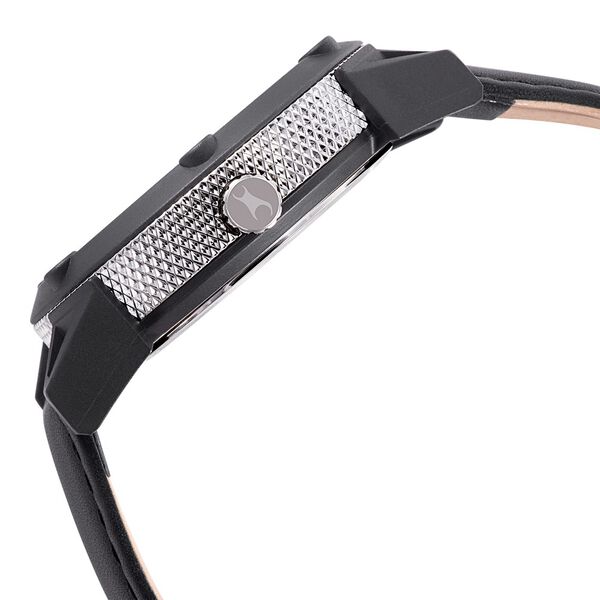 Fastrack Modular Quartz Analog Silver Dial Leather Strap Watch for Guys - image number 3
