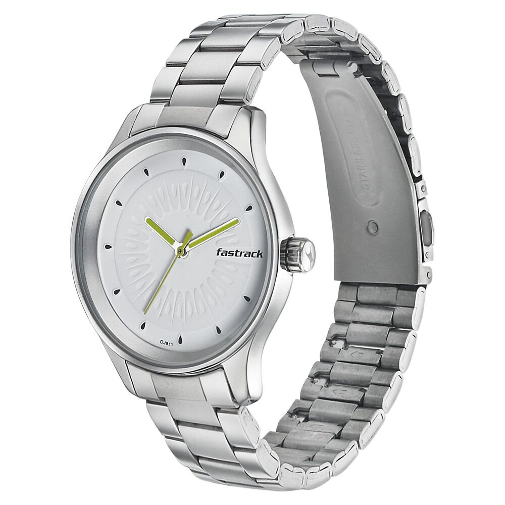 Fastrack watch stainless deals steel back