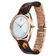 Fastrack Younique Quartz Analog Mother Of Pearl Dial Acetate And Metal Strap Watch For Girls - image number 4