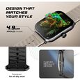 Fastrack MYND - 4.9 cm AMOLED Display, AI Watchface, BT Calling IP68 Smartwatch,  AI Chat, Offline Voice Commands - image number 4
