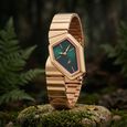 Fastrack Wild Quartz Analog Green Dial Rose Gold Stainless Steel Strap Watch For Girls - image number 1