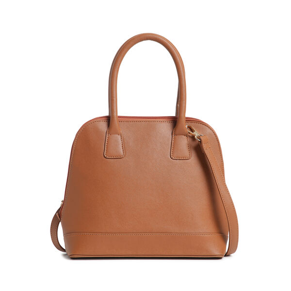 Fastrack Structured Satchel Bag for Women | Classic Bag for Girls, Ladies, Women |� Spacious Bag for College, Work Made of High Quality Faux Leather (Tan) - image number 2