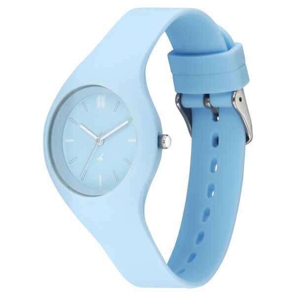 Fastrack Tweens Quartz Analog Blue Dial Blue Silicone Strap Watch - image number 2