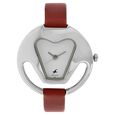 Fastrack Quartz Analog Silver Dial Leather Strap Watch for Girls - image number 0