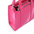 Fastrack Faux Leather Zipper Satchel in Pink - image number 5