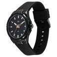 Vyb Challenger By Fastrack Quartz Analog Black Dial Silicone Strap Watch For Guys - image number 3