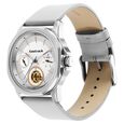 Fastrack Exuberant Quartz Analog White Dial Leather Strap Watch for Guys - image number 3