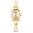 Vyb Diva By Fastrack Quartz Analog Off White Dial Golden Metal With Enamel Fill Strap Watch For Girls - image number 0