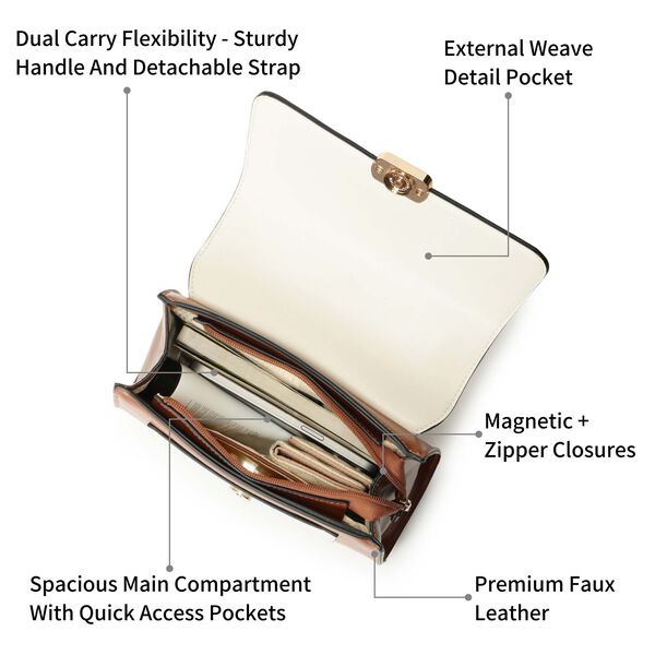 Fastrack white modlock satchel - image number 3