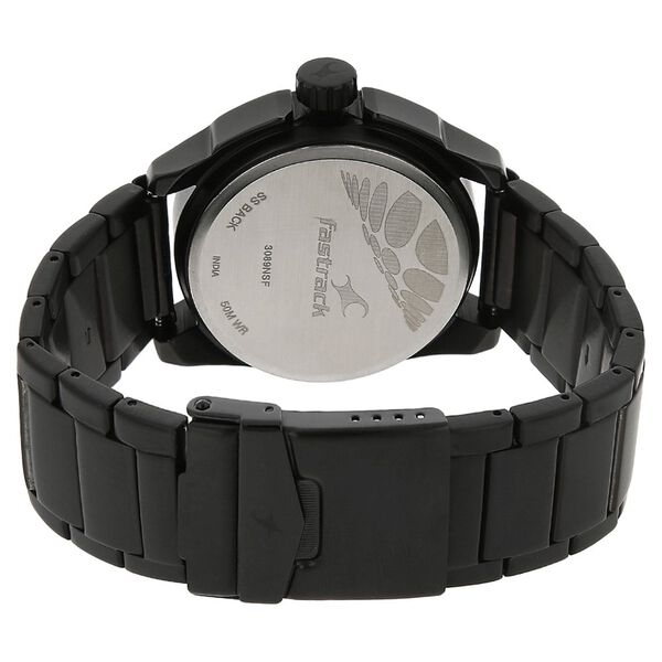 Fastrack Quartz Analog Black Dial Stainless Steel Strap Watch for Guys - image number 3