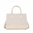 Lattice white satchel - image number 1