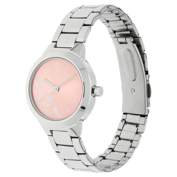 Fastrack Quartz Analog Pink Dial Stainless Steel Strap Watch for Girls - image number 1