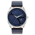 Fastrack MetaWe Quartz Analog Blue Dial Leather Strap Watch For Guys - image number 0