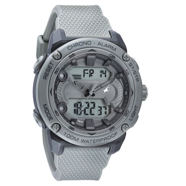 Fastrack Streetwear Grey Dial with Grey Colour Strap Watch for Guys - image number 0