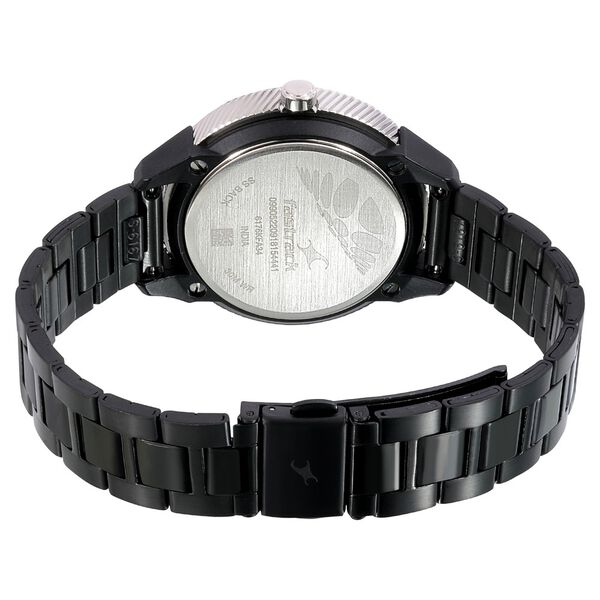 Fastrack Modular Quartz Analog Blue Dial Stainless Steel Strap Watch for Girls - image number 4