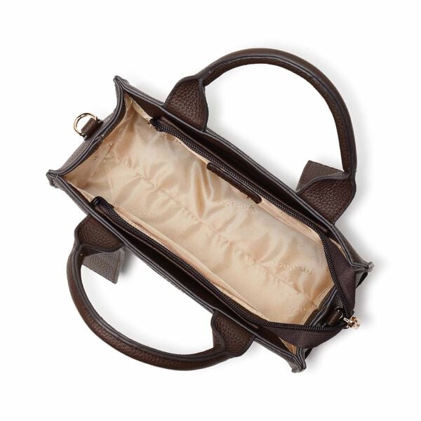 Chic brown satchel - image number 3