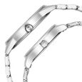 Fastrack Mixmatched Quartz Analog Silver Dial Silver Stainless Steel Strap Watch for Couple - image number 3