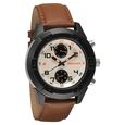 Fastrack Quartz Analog White Dial Leather Strap Watch for Guys - image number 1