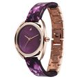Fastrack Younique Quartz Analog Purple Mother Of Pearl Dial Two Toned Acetate & Metal Strap Watch For Girls - image number 2