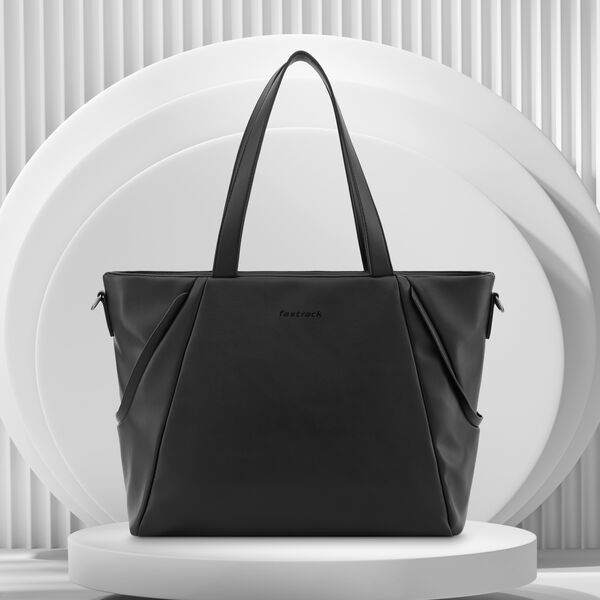 Black Laptop Tote Bag - image number 0