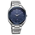 Vyb Horizon By Fastrack Quartz Analog Blue Dial Silver Stainless Steel Strap Watch For Guys - image number 2