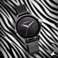 Fastrack Animal Print Quartz Analog Black Dial Stainless Steel Strap Watch for Girls - image number 0