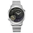 Fastrack Pulse IV Dual Time Watch for Men with  Black Sunray Dial & Black Leather Strap