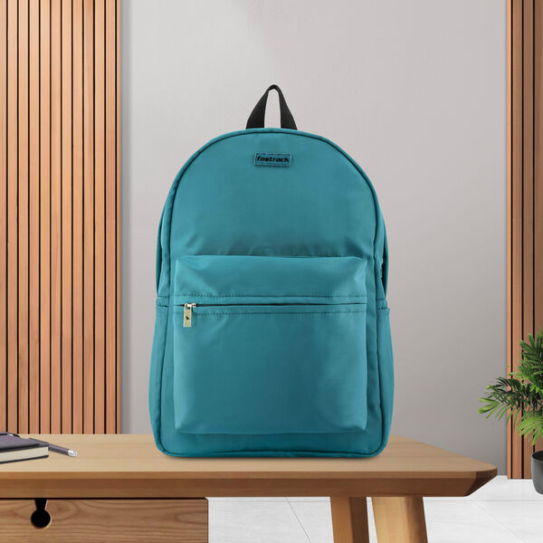 Fastrack Teal Blue Backpack for Girls - image number 0