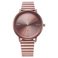Vyb Bliss By Fastrack Quartz Analog Pink Dial Metal Strap Watch For Girls - image number 2