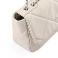 Fastrack Quilted Sling Bag in White with Chain Detailing - image number 5
