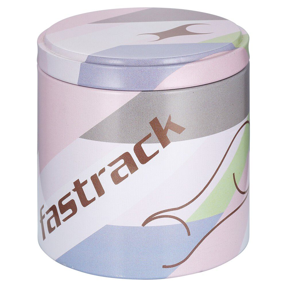 Buy Online Fastrack Quartz Analog Silver Dial Stainless Steel Strap Watch for Girls np6027sm01 Fastrack