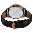 Fastrack Groove Quartz Analog with Date Grey Dial Black Leather Strap Watch For Guys - image number 6