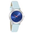 Fastrack Tropical Waters Quartz Analog Blue Dial Leather Strap Watch for Girls - image number 1