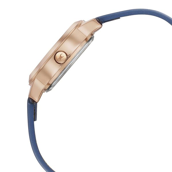 Fastrack Pulse Quartz Analog Blue Dial Leather Strap Watch for Girls - image number 3