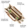 Ivory edge satchel - image number 3