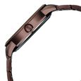 Vyb Horizon By Fastrack Quartz Analog Black Dial Brown Stainless Steel Strap Watch For Guys - image number 5