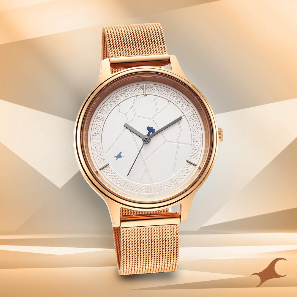 Fastrack metal strap new arrivals watches for ladies