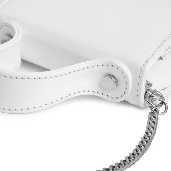 Fastrack Micro Clutch for Women | Stylish Micro Clutch with Chain Strap | Premium Clutch with Multiple Pockets made of High-Quality Faux Leather (Black) - image number 4